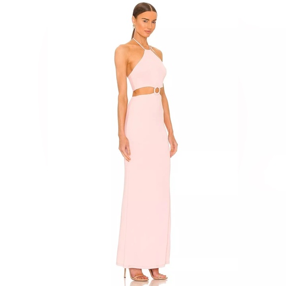 Alice & Olivia
English Rose Pink Marguerite Cutout Jersey Dress - Picture 1 of 8